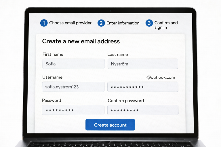 Miten tehdä uusi sähköposti?